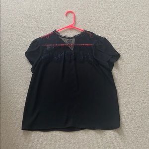 Zara short sleeve  blouse